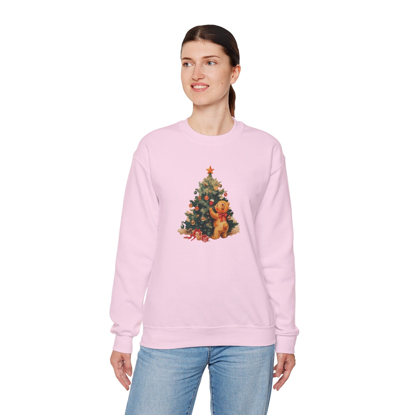 Vintage Christmas Heavy Blend™ Crewneck Sweatshirt