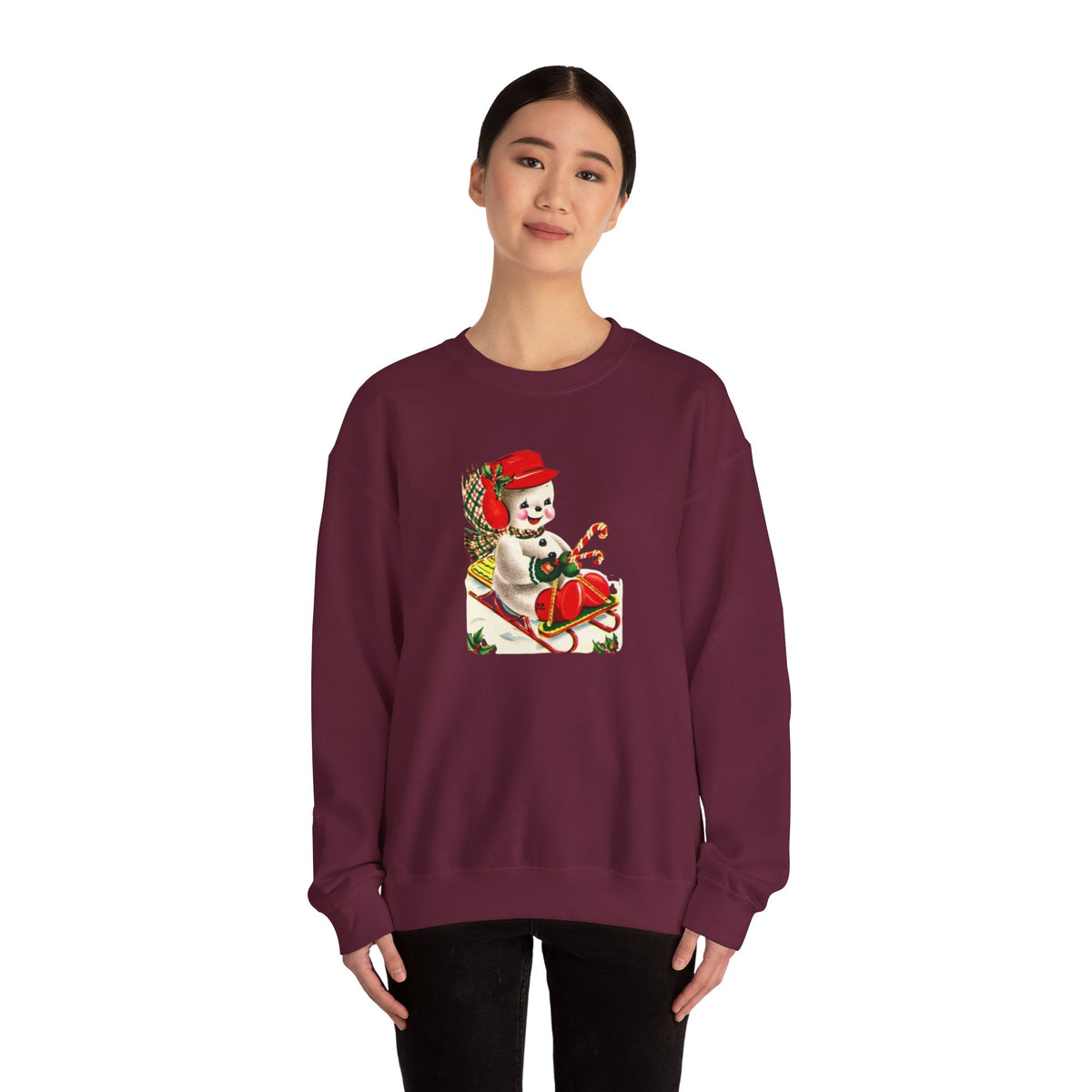 Vintage Christmas Unisex Heavy Blend™ Crewneck Sweatshirt