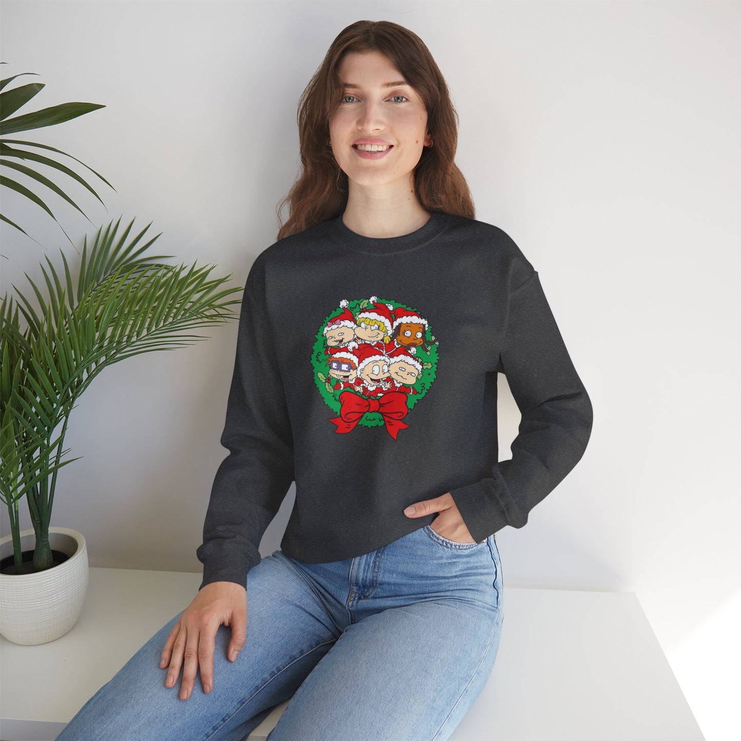 Rugrats Christmas Unisex Heavy Blend™ Crewneck Sweatshirt