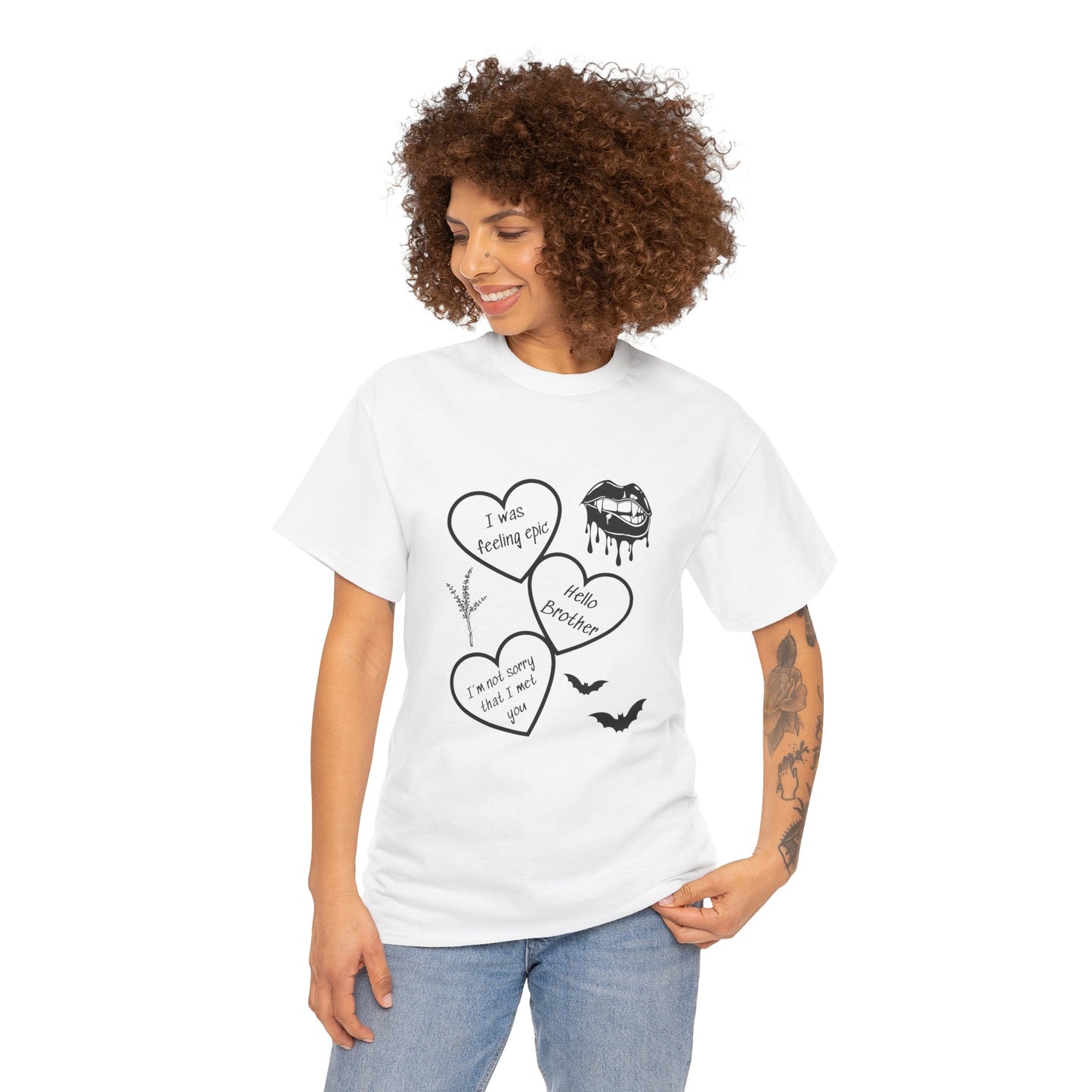 The Vampire Diaries inspired Unisex Heavy Cotton Tee