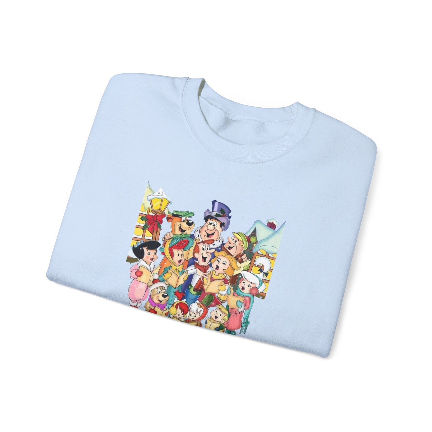 Vintage Cartoon Christmas Unisex Heavy Blend™ Crewneck Sweatshirt