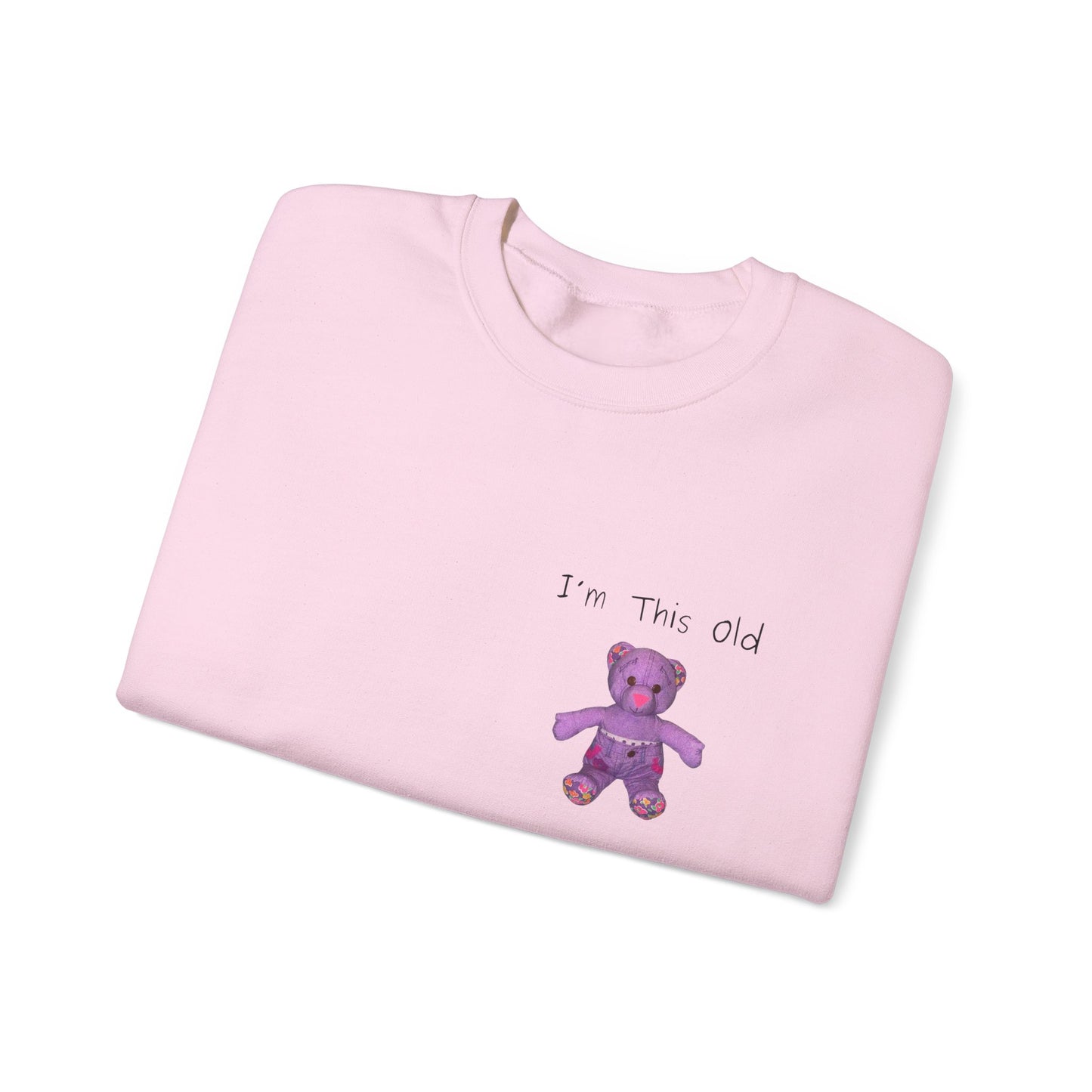 Im This Old 90s doodlebear Unisex Heavy Blend™ Crewneck Sweatshirt