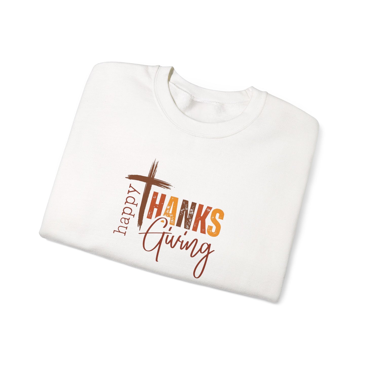 Happy Thanksgiving Heavy Blend™ Crewneck Sweatshirt