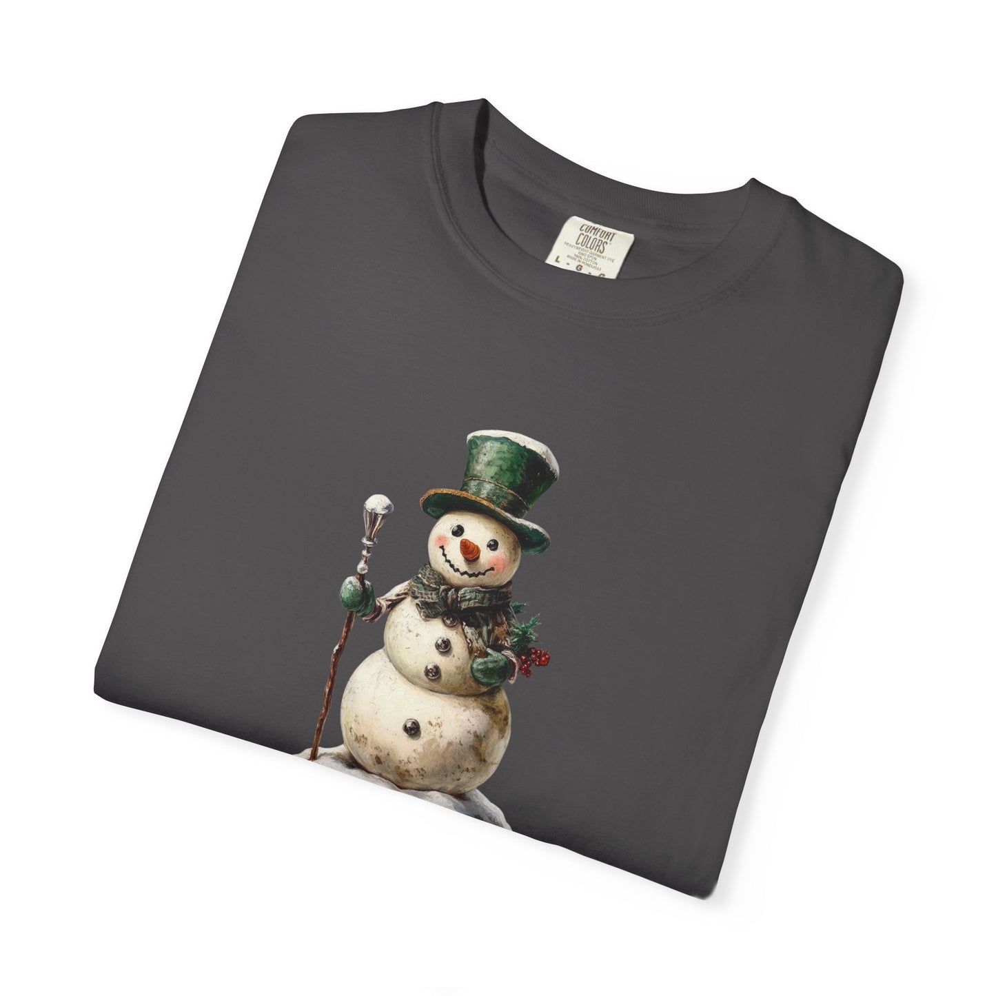 Snowman Unisex Garment-Dyed T-shirt