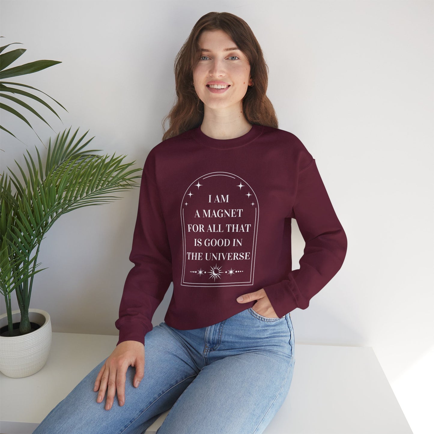 I Am A Magnet Heavy Blend™ Crewneck Sweatshirt