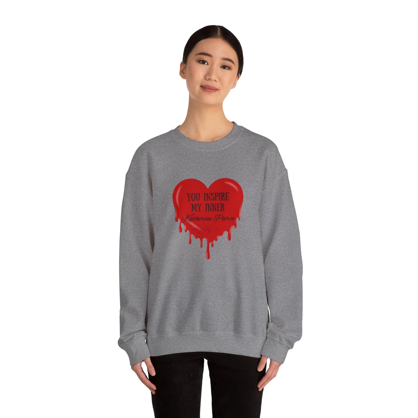 The Vampire Diaries Katherine Pierce Unisex Heavy Blend™ Crewneck Sweatshirt