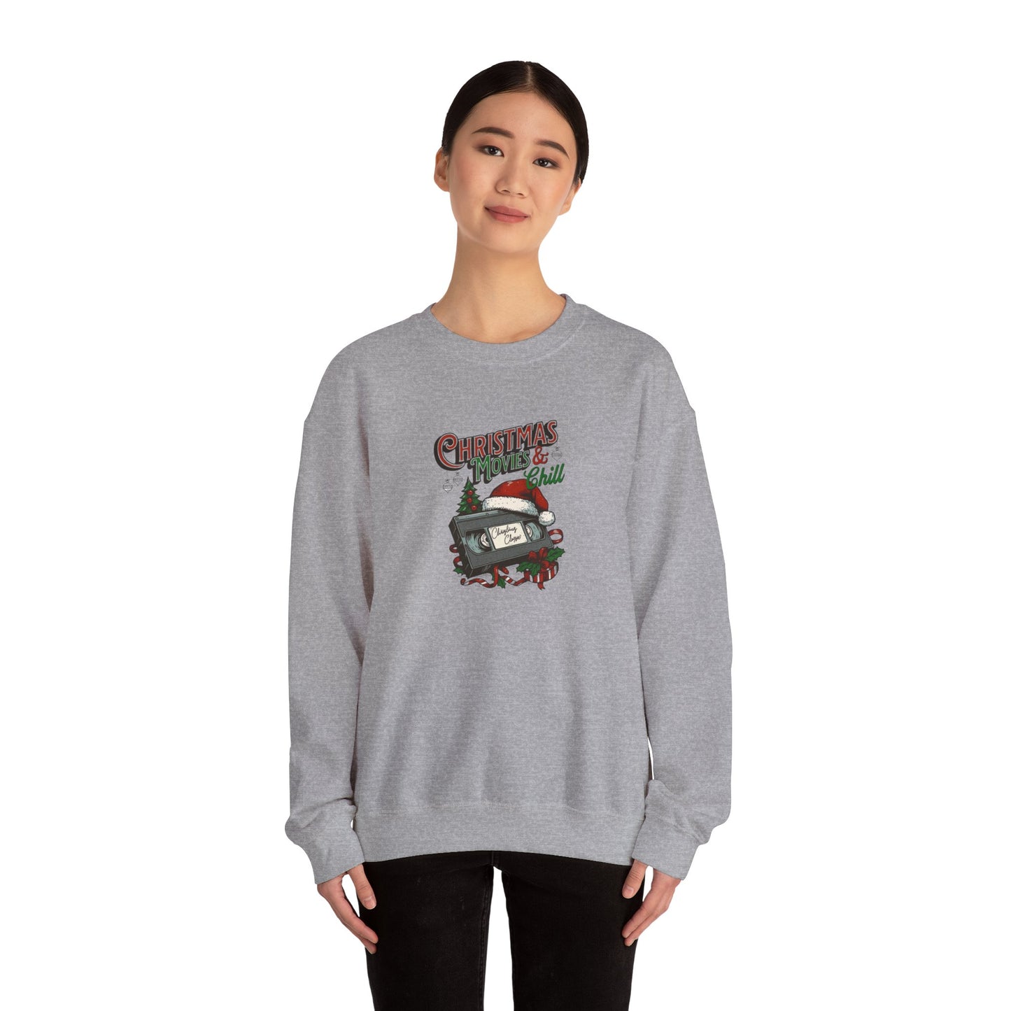 Christmas Movies & Chill Heavy Blend™ Crewneck Sweatshirt