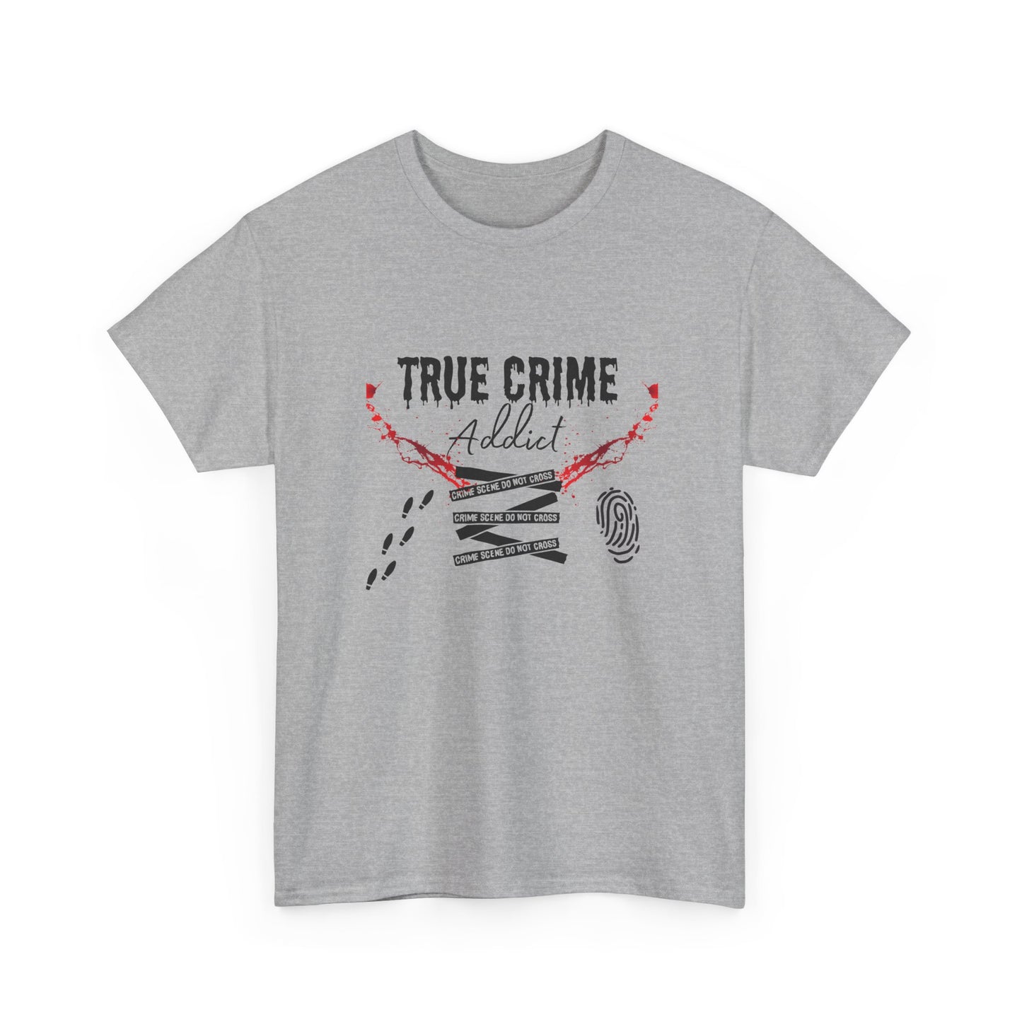 True Crime Addict Unisex Heavy Cotton Tee