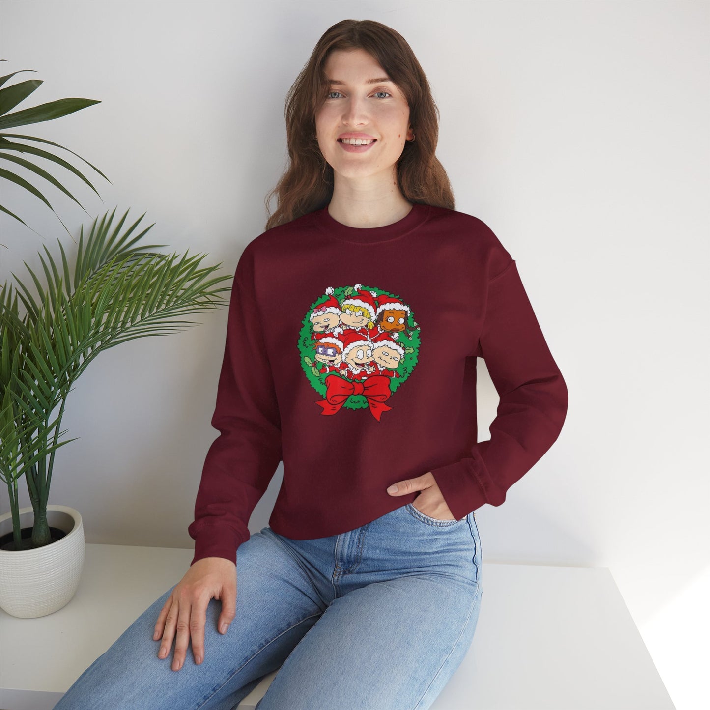 Rugrats Christmas Unisex Heavy Blend™ Crewneck Sweatshirt
