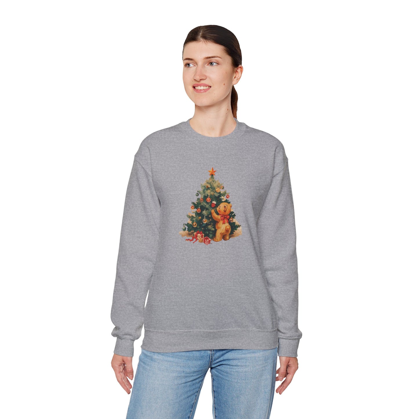 Vintage Christmas Heavy Blend™ Crewneck Sweatshirt