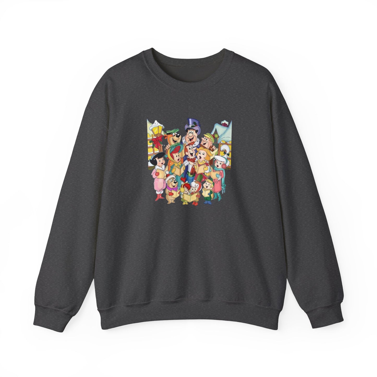 Vintage Cartoon Christmas Unisex Heavy Blend™ Crewneck Sweatshirt