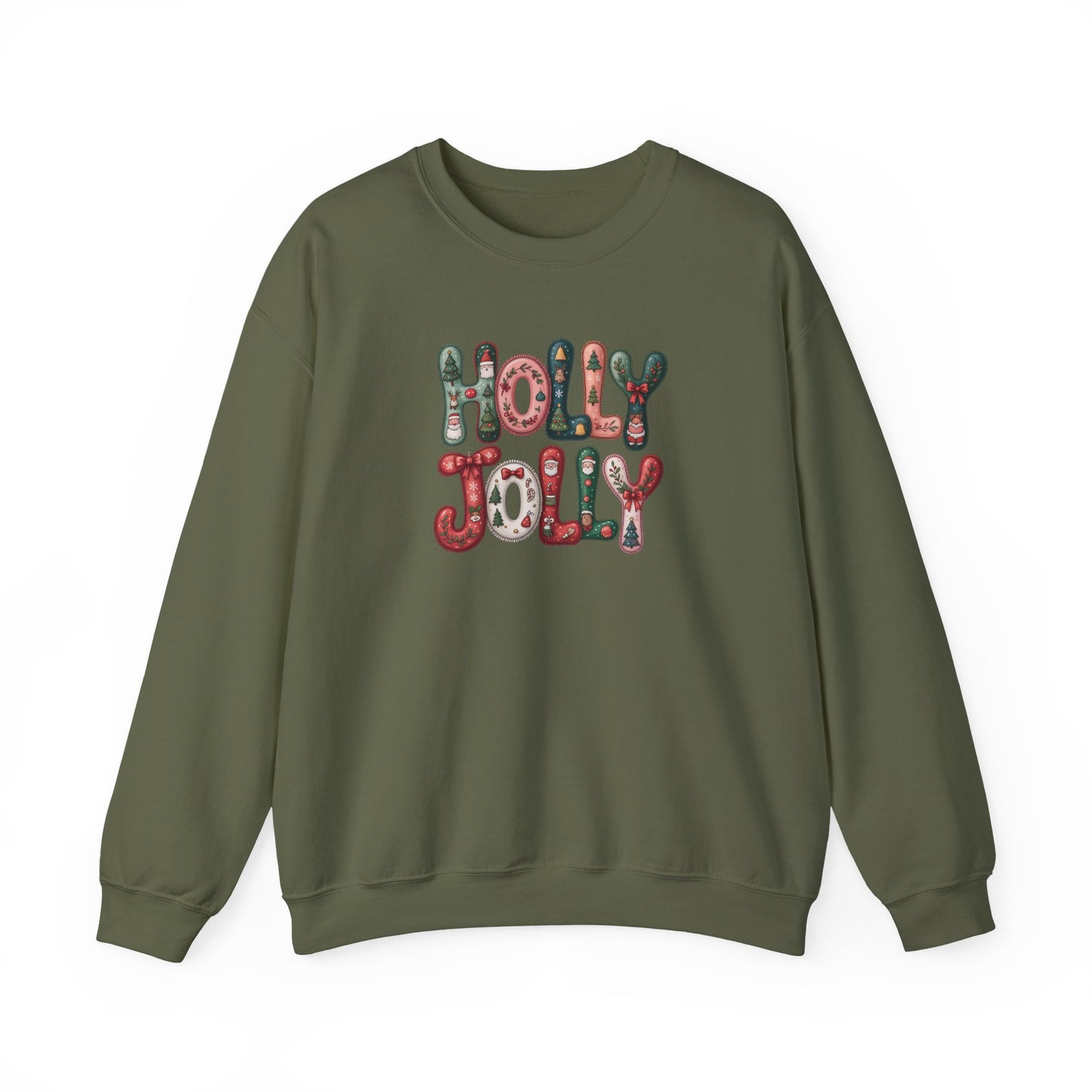 Holly Jolly Unisex Heavy Blend™ Crewneck Sweatshirt