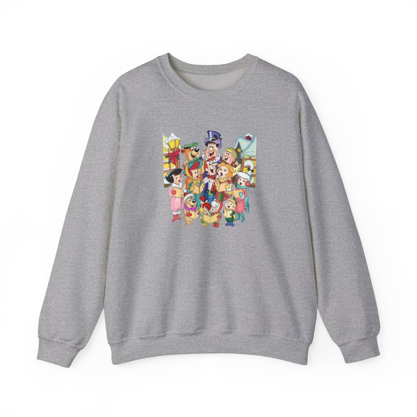 Vintage Cartoon Christmas Unisex Heavy Blend™ Crewneck Sweatshirt