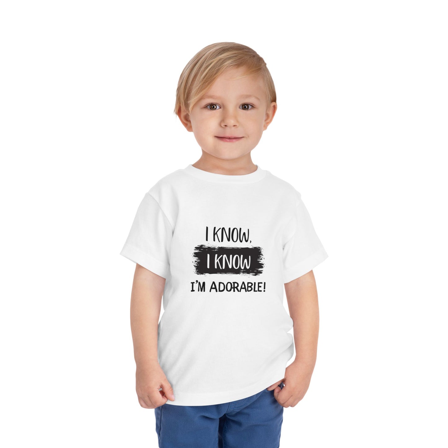 I Know, I Know Toddler Short Sleeve Tee