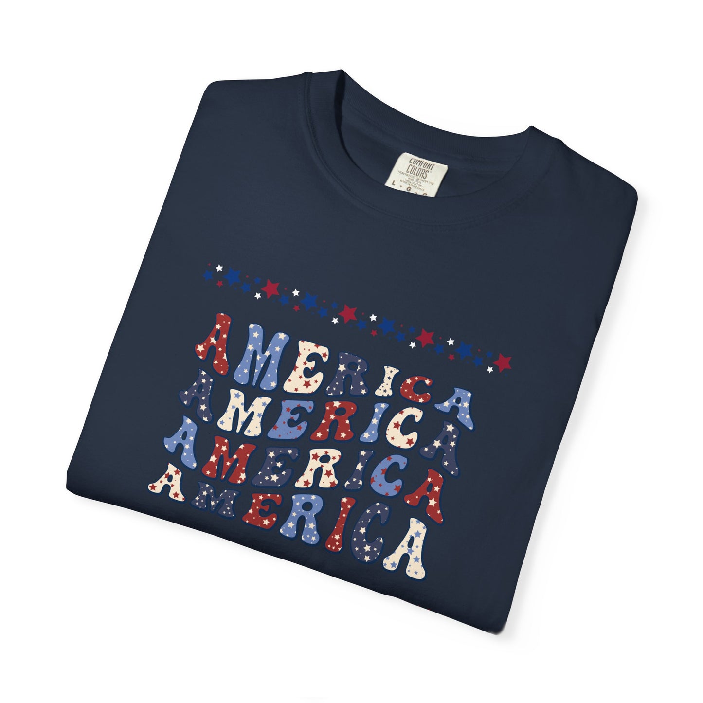 America/4th of July Garment-Dyed T-shirt