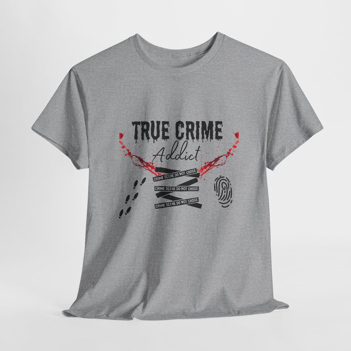 True Crime Addict Unisex Heavy Cotton Tee