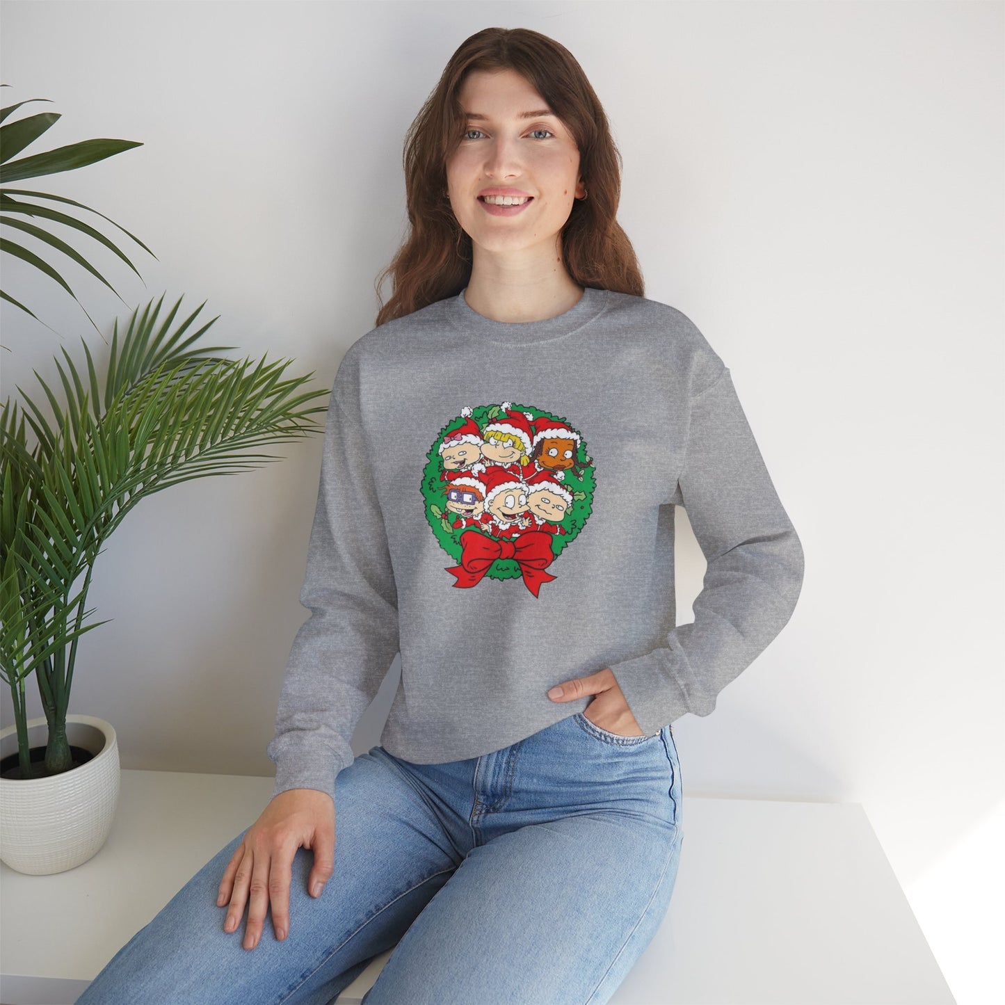 Rugrats Christmas Unisex Heavy Blend™ Crewneck Sweatshirt