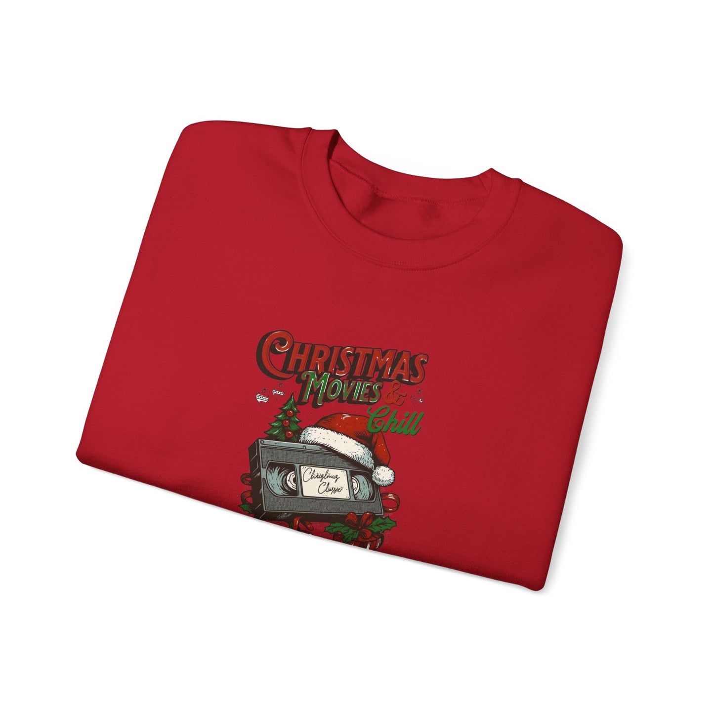 Christmas Movies & Chill Heavy Blend™ Crewneck Sweatshirt