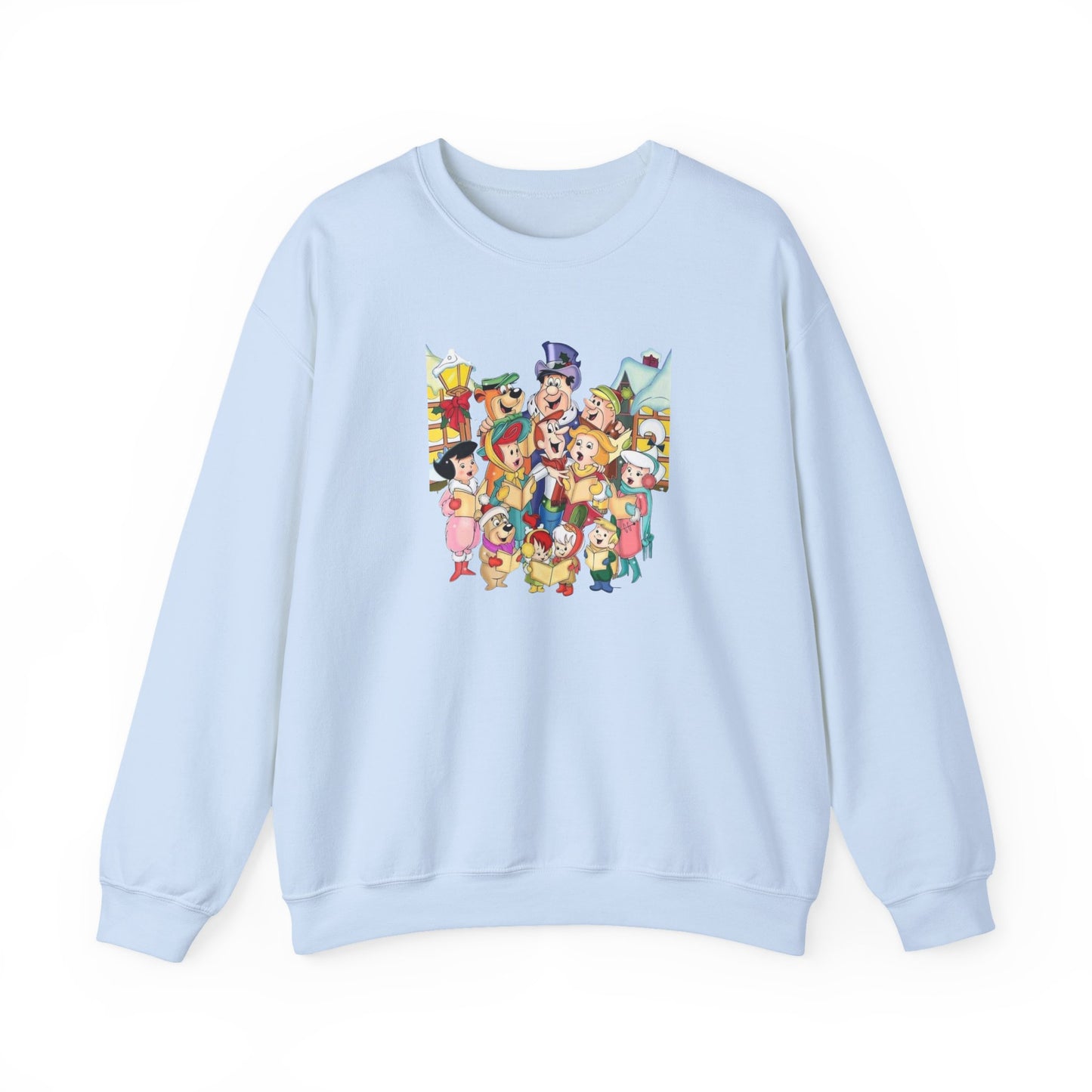Vintage Cartoon Christmas Unisex Heavy Blend™ Crewneck Sweatshirt