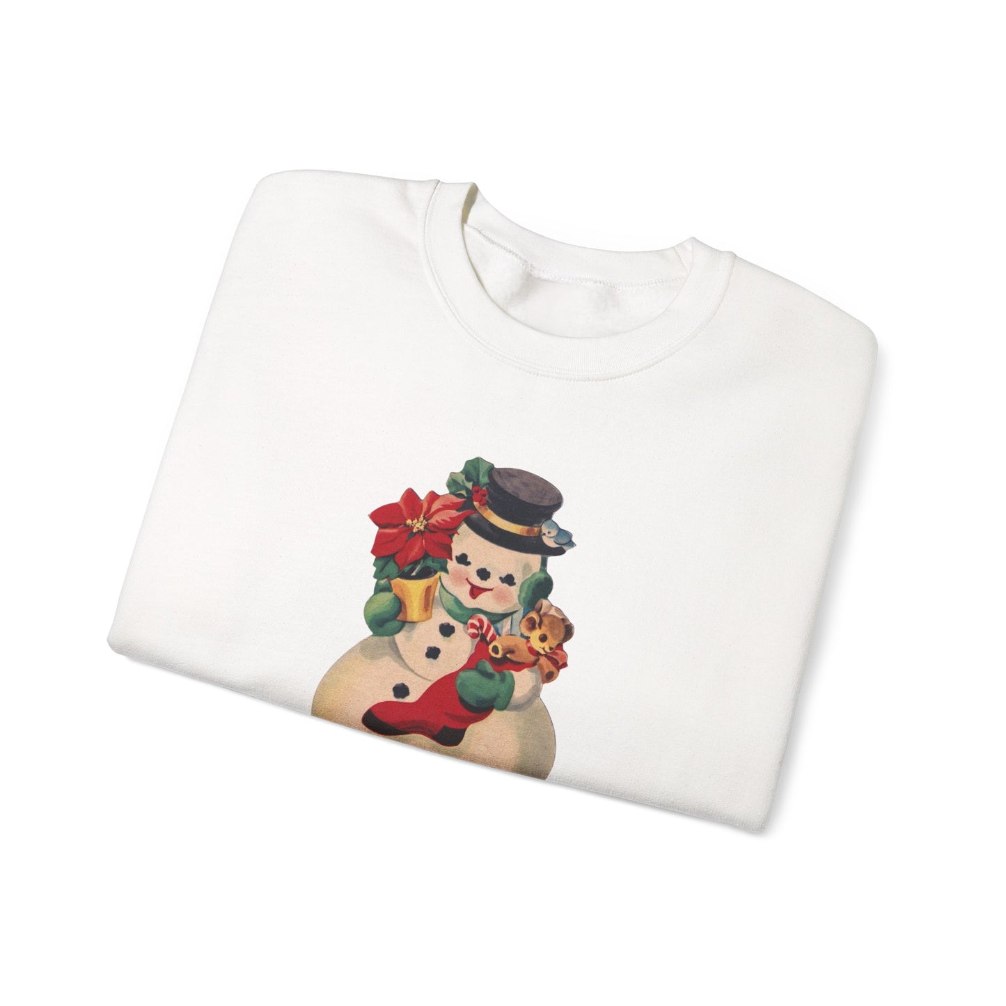 Vintage Snowman Unisex Heavy Blend™ Crewneck Sweatshirt