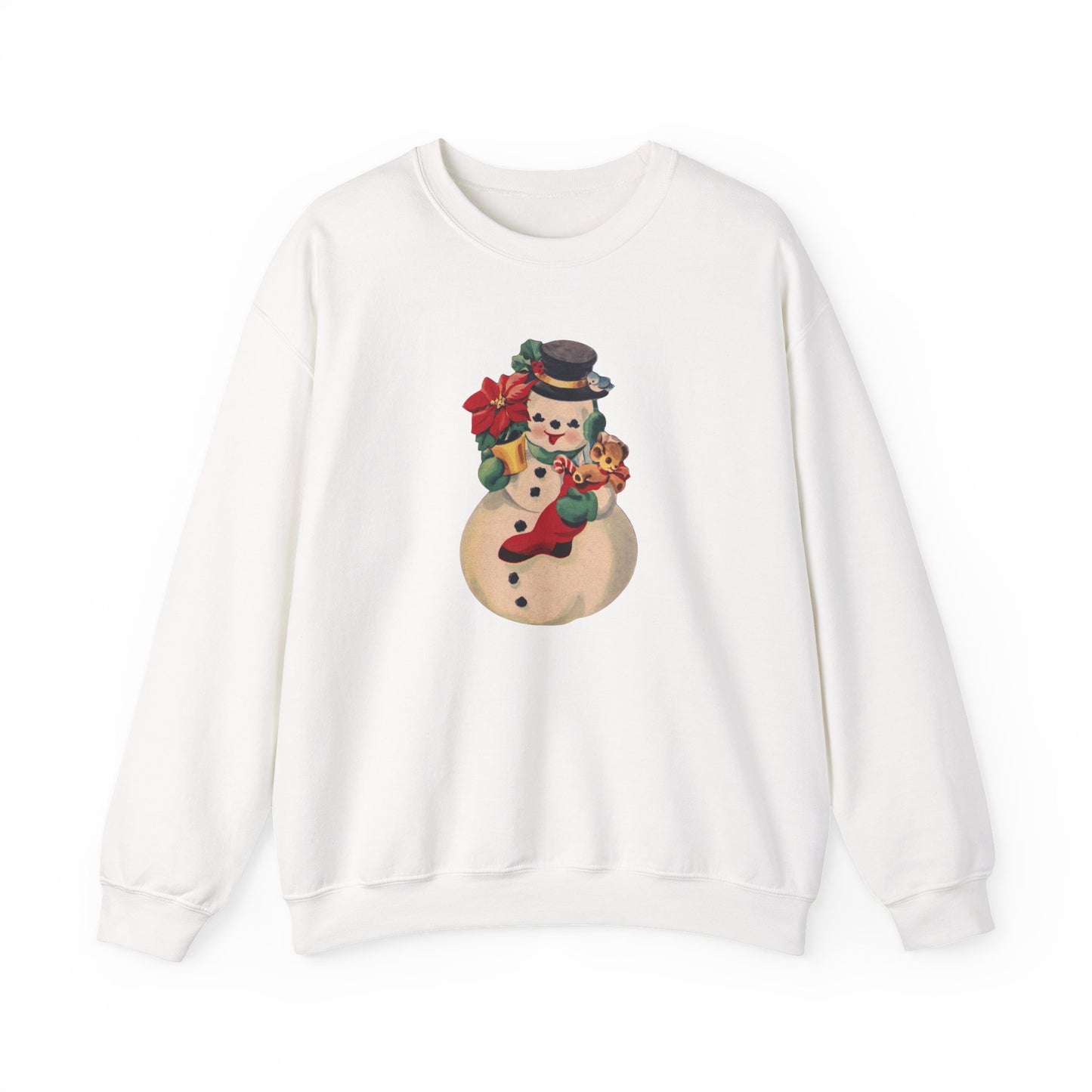Vintage Snowman Unisex Heavy Blend™ Crewneck Sweatshirt