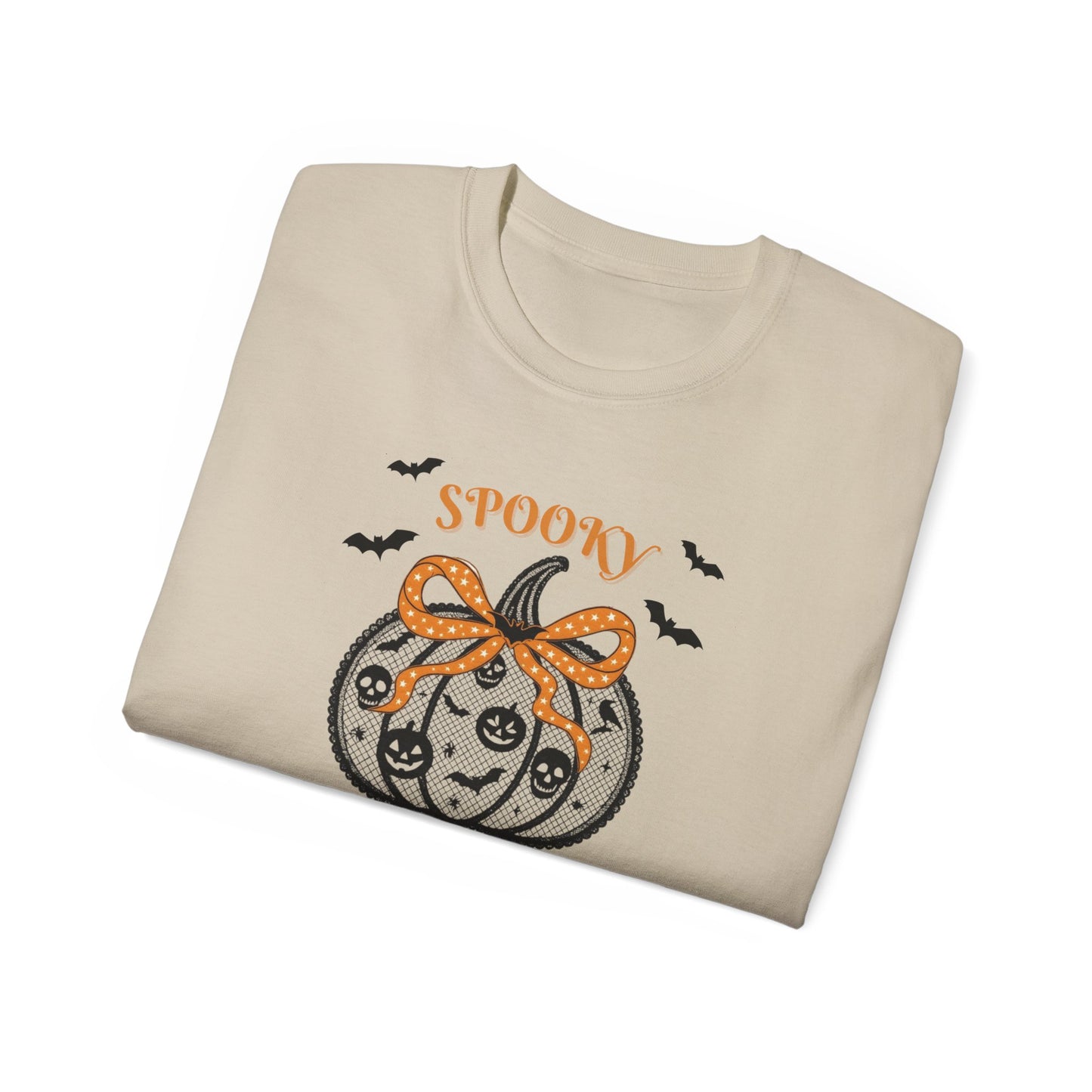 Spooky Season-Laced Pumpkin Unisex Ultra Cotton Tee