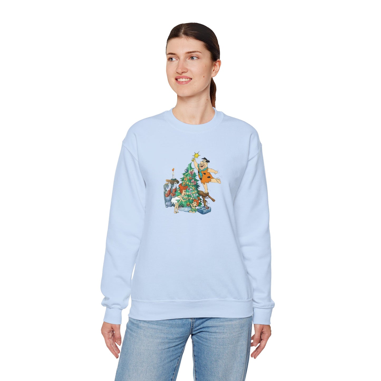 Flinstones Christmas Unisex Heavy Blend™ Crewneck Sweatshirt