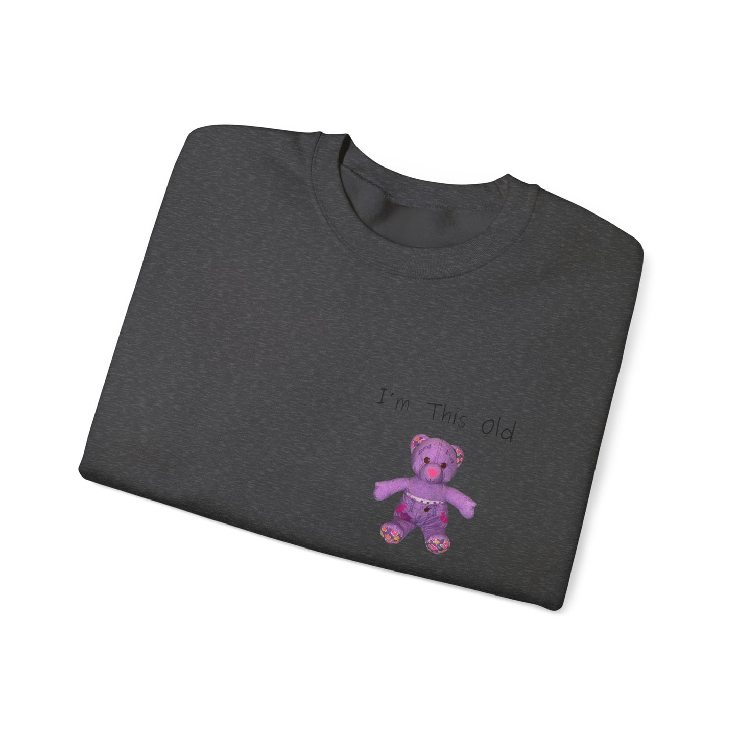 Im This Old 90s doodlebear Unisex Heavy Blend™ Crewneck Sweatshirt