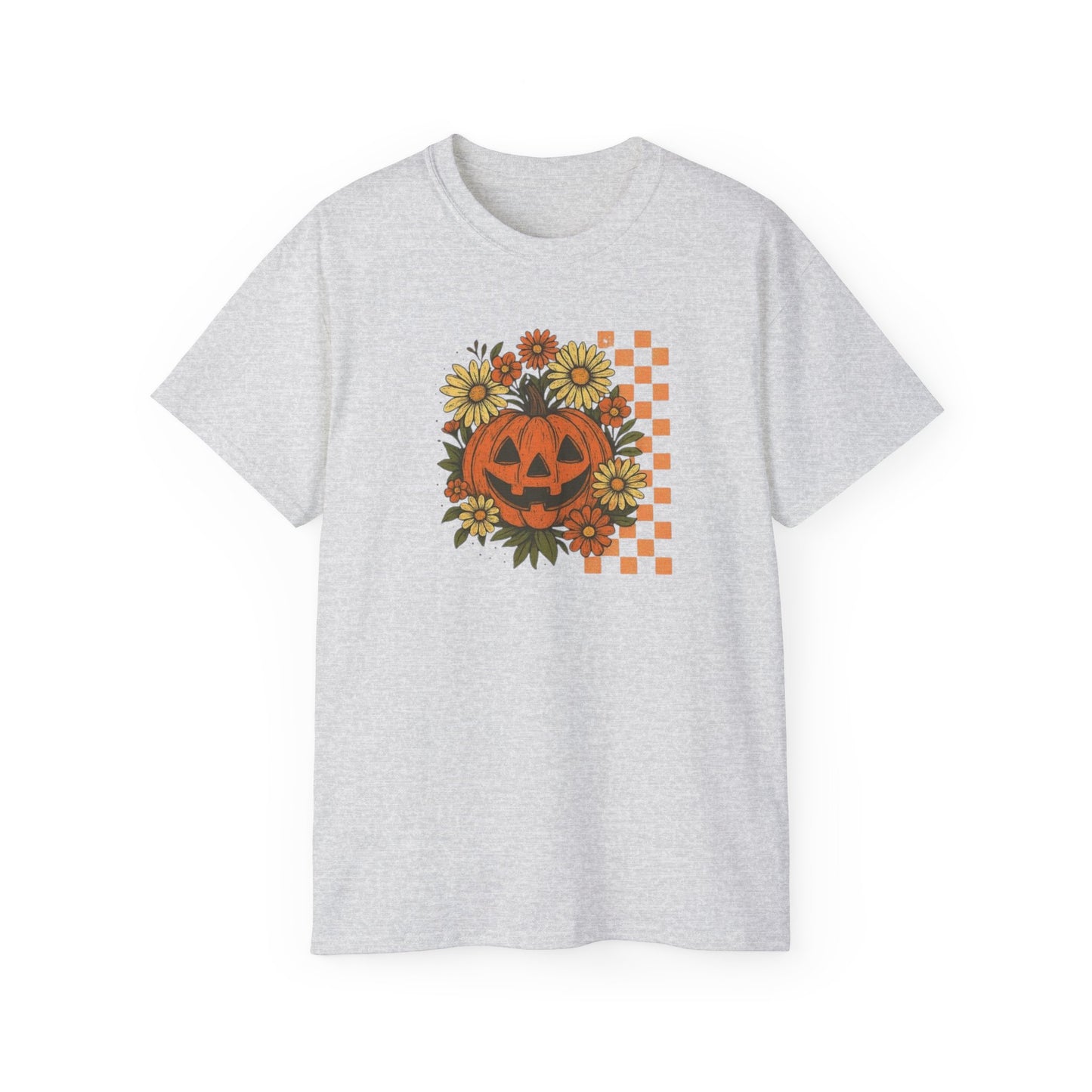 Checkered Jack O' Lantern Ultra Cotton Tee