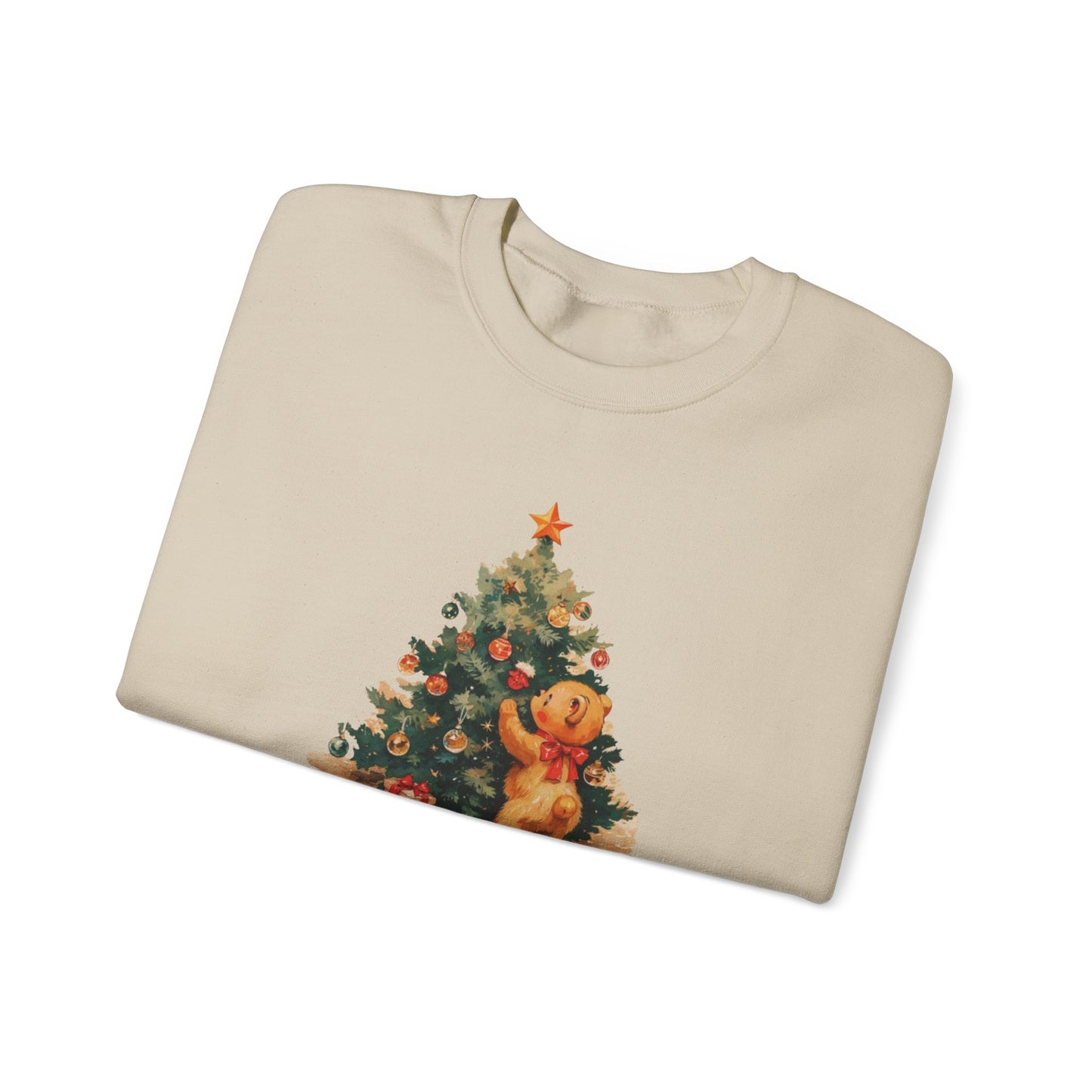 Vintage Christmas Heavy Blend™ Crewneck Sweatshirt
