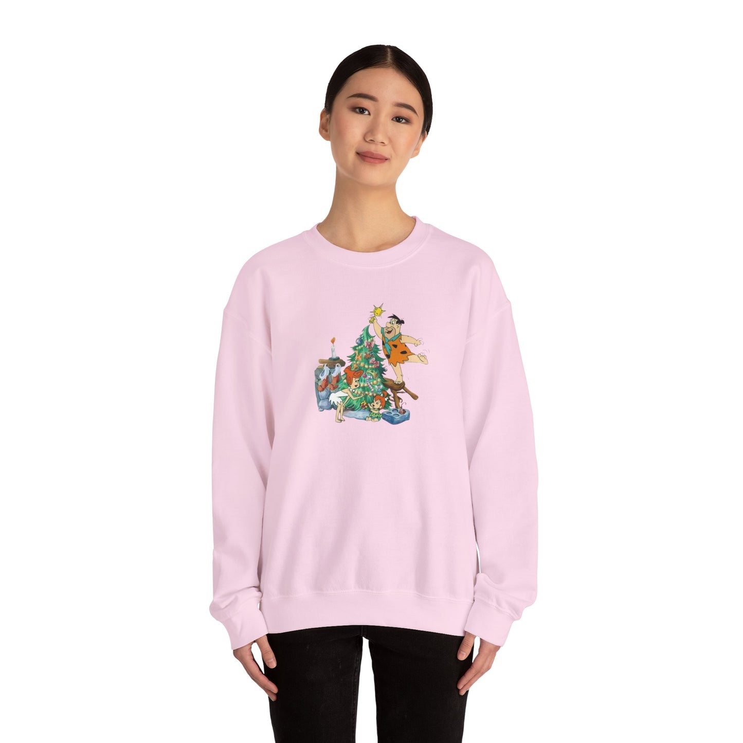 Flinstones Christmas Unisex Heavy Blend™ Crewneck Sweatshirt