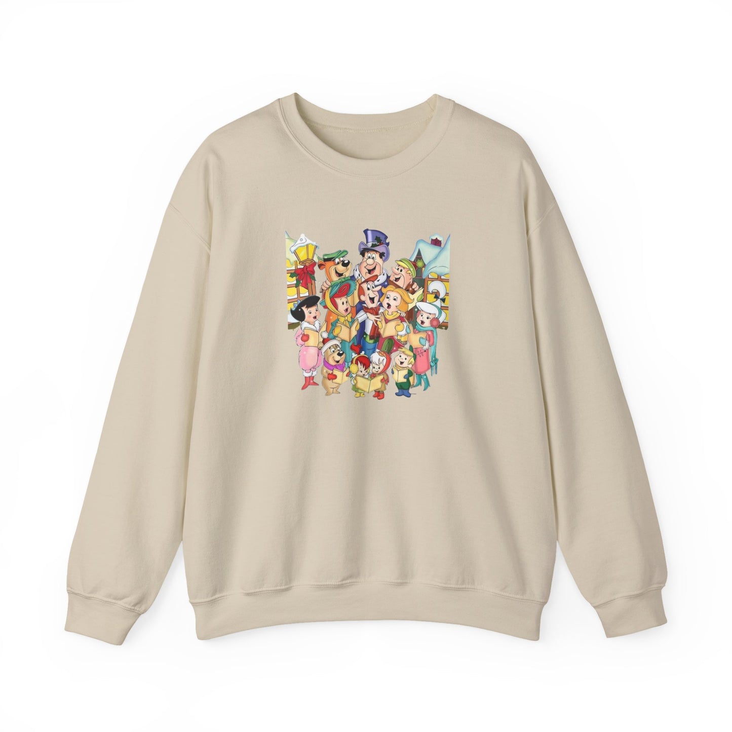 Vintage Cartoon Christmas Unisex Heavy Blend™ Crewneck Sweatshirt