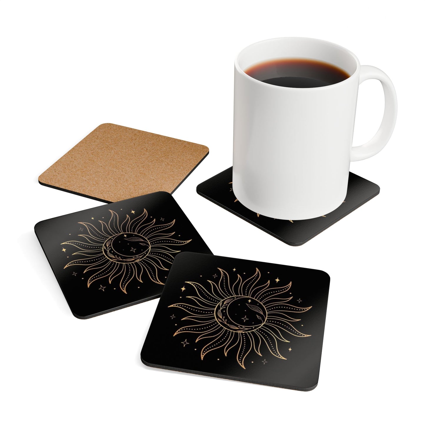 Corkwood Coaster Set