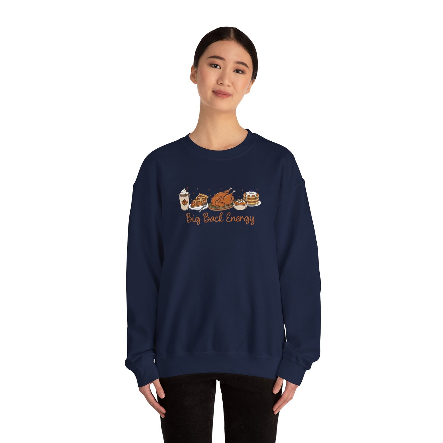 Big Back Energy Unisex Heavy Blend™ Crewneck Sweatshirt