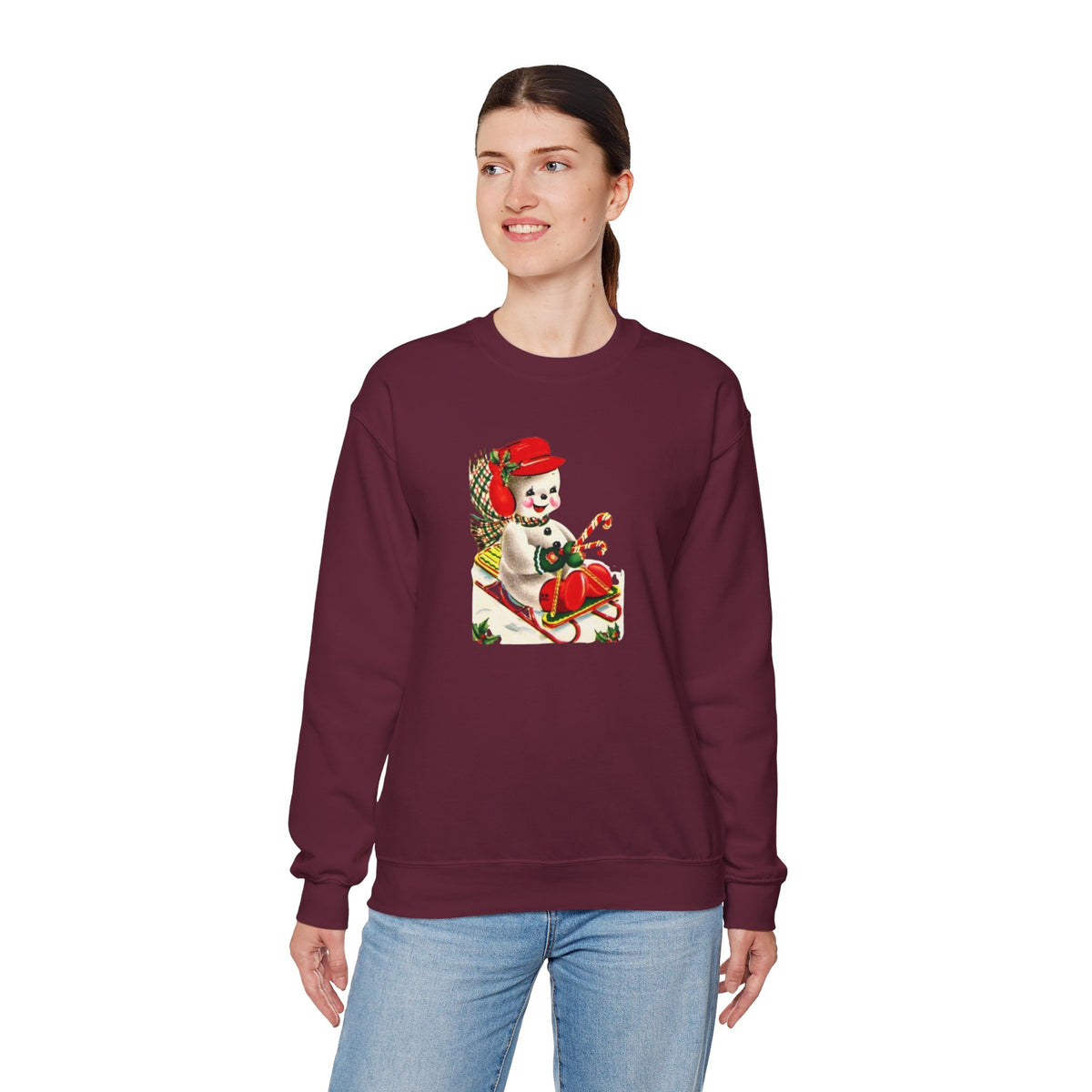 Vintage Christmas Unisex Heavy Blend™ Crewneck Sweatshirt