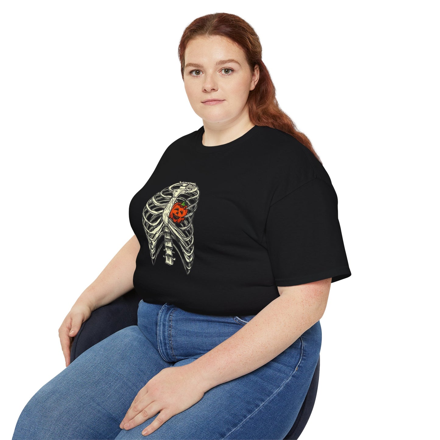 Pumpkin Rib Cage Unisex Ultra Cotton Tee