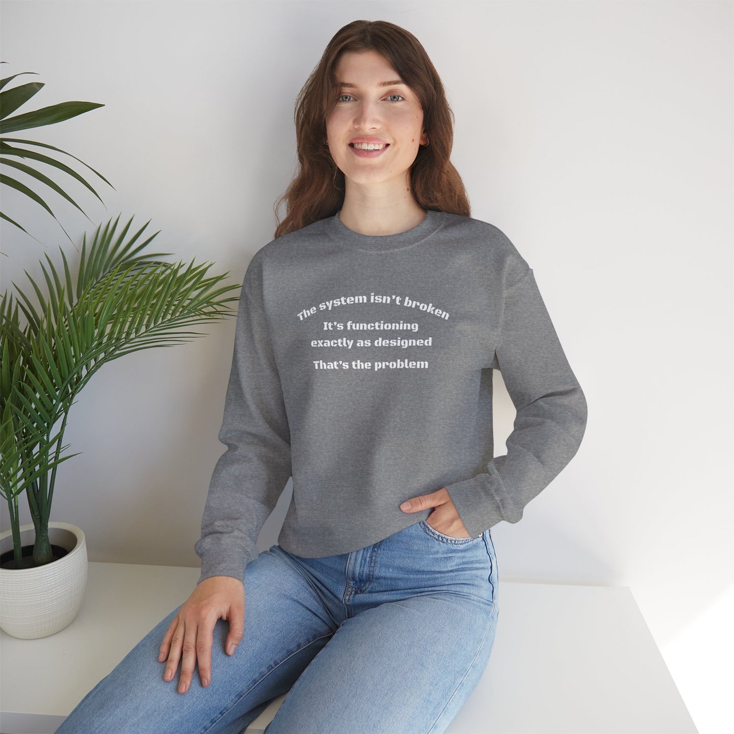 The System Unisex Heavy Blend™ Crewneck Sweatshirt