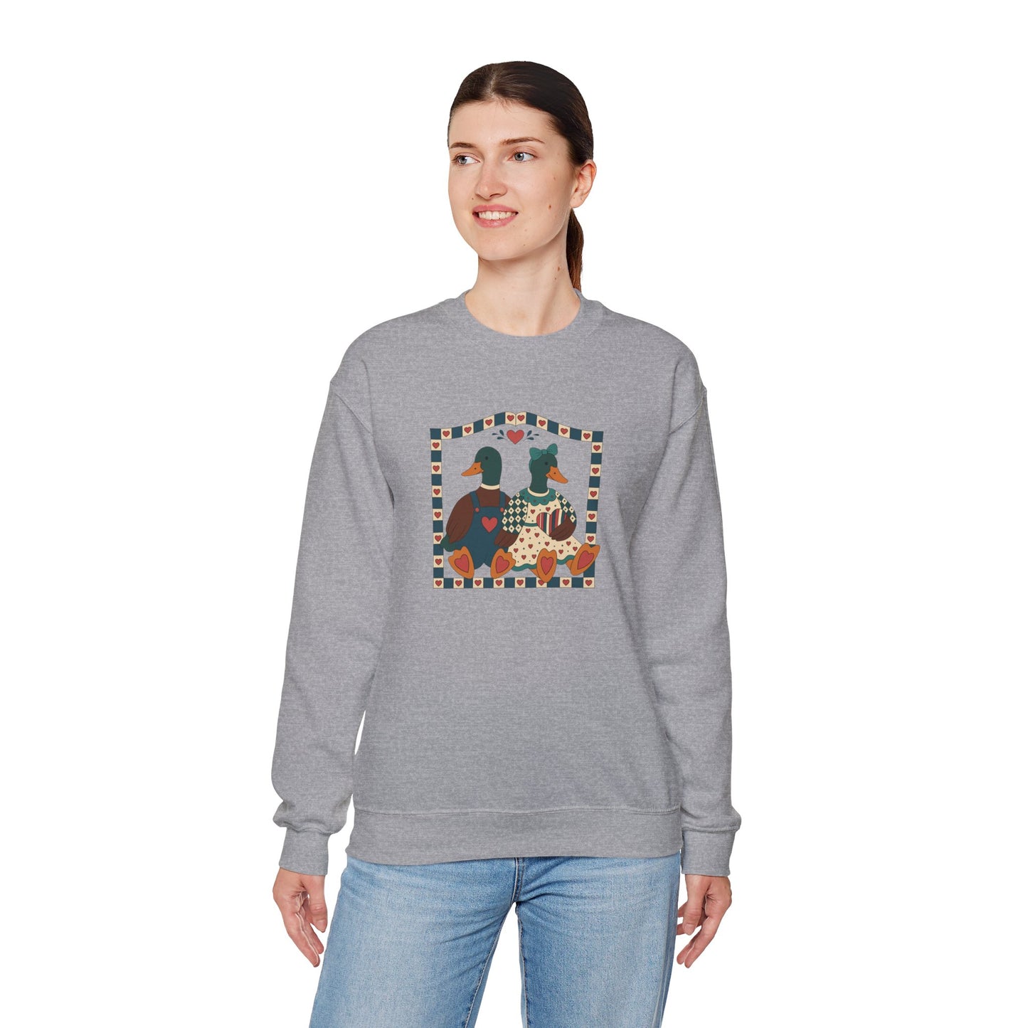 Vintage Geese Unisex Heavy Blend™ Crewneck Sweatshirt