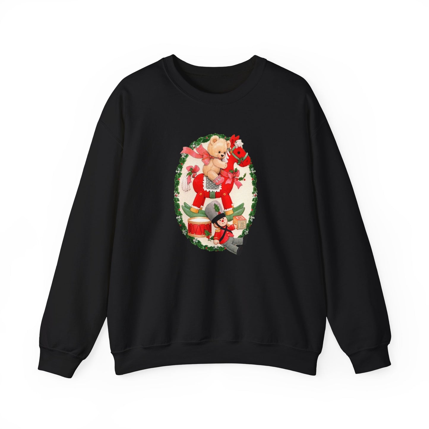 Vintage Christmas Toys Unisex Heavy Blend™ Crewneck Sweatshirt