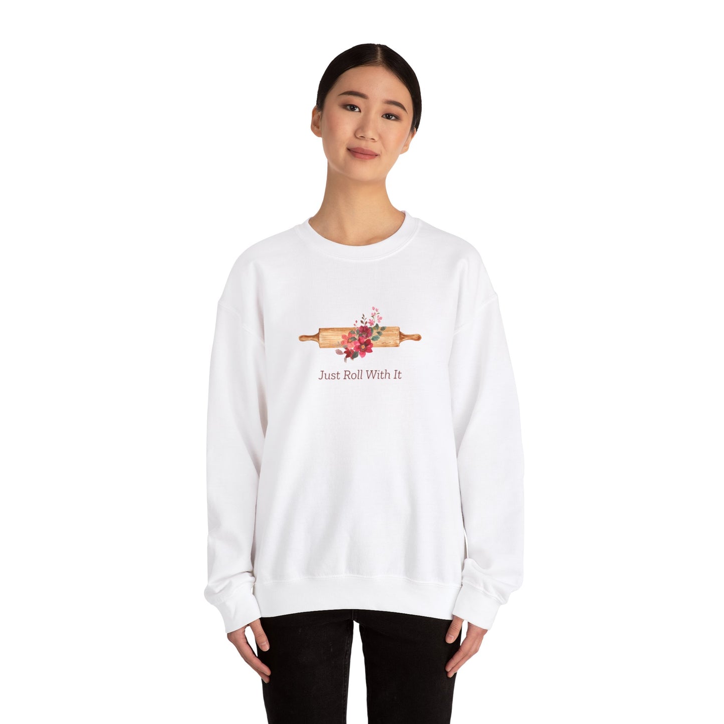 Just Roll With It Unisex Heavy Blend™ Crewneck Sweatshirt