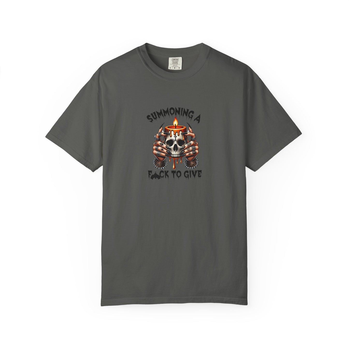 Summoning a F To Give Unisex Garment-Dyed T-shirt
