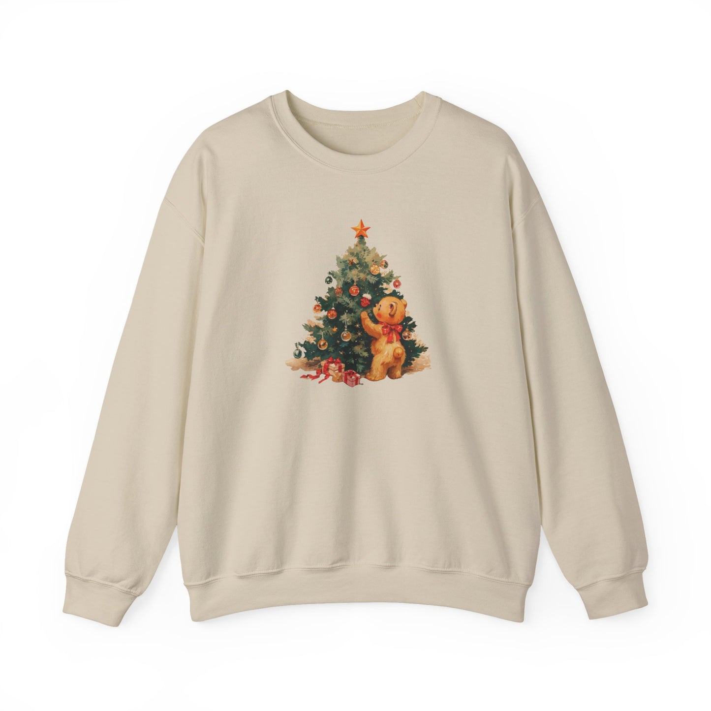 Vintage Christmas Heavy Blend™ Crewneck Sweatshirt
