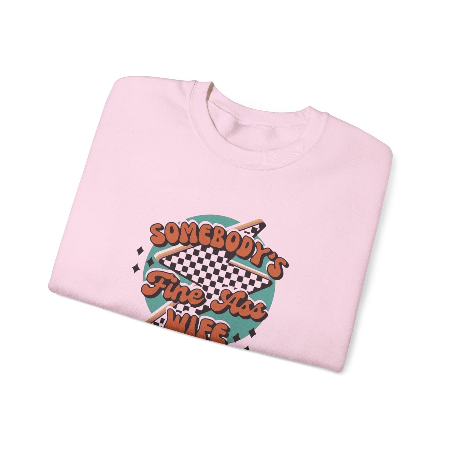Somebody's Fine A** Wife Heavy Blend™ Crewneck Sweatshirt