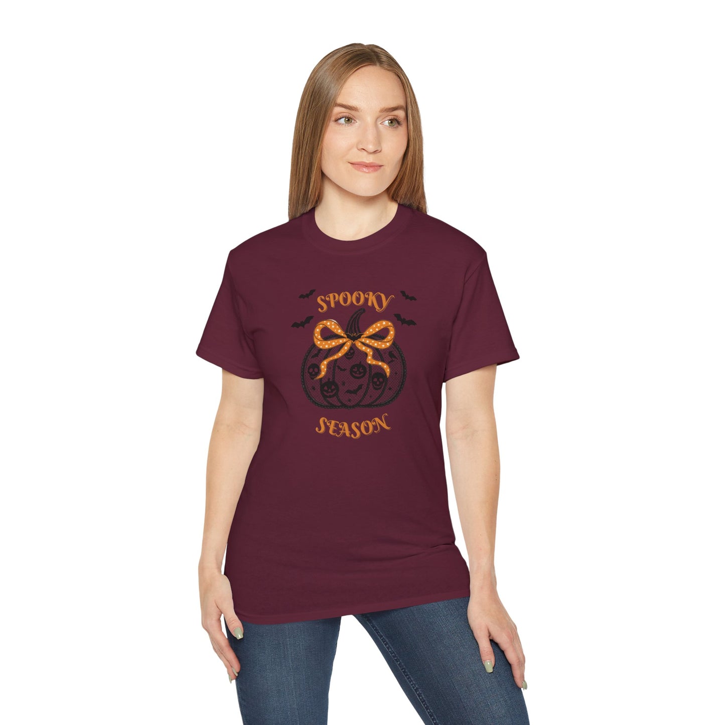 Spooky Season-Laced Pumpkin Unisex Ultra Cotton Tee