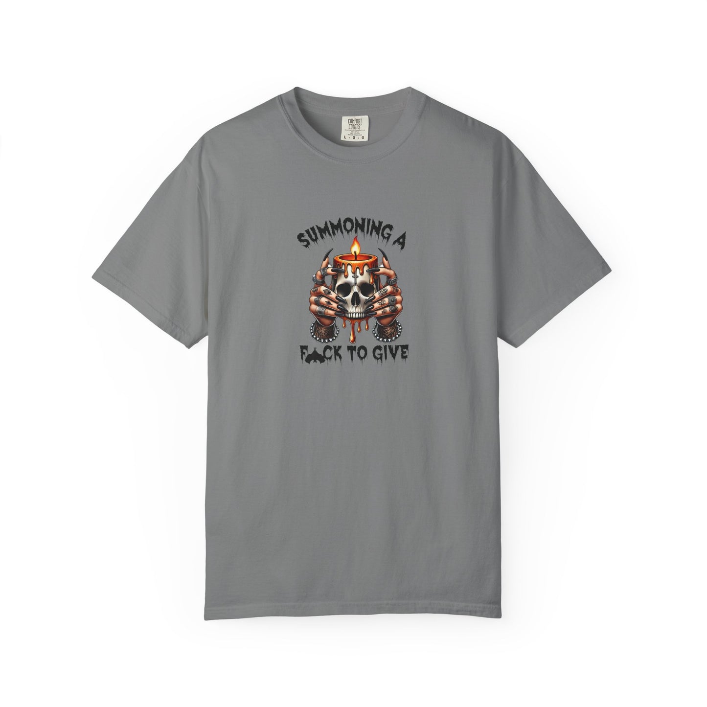 Summoning a F To Give Unisex Garment-Dyed T-shirt