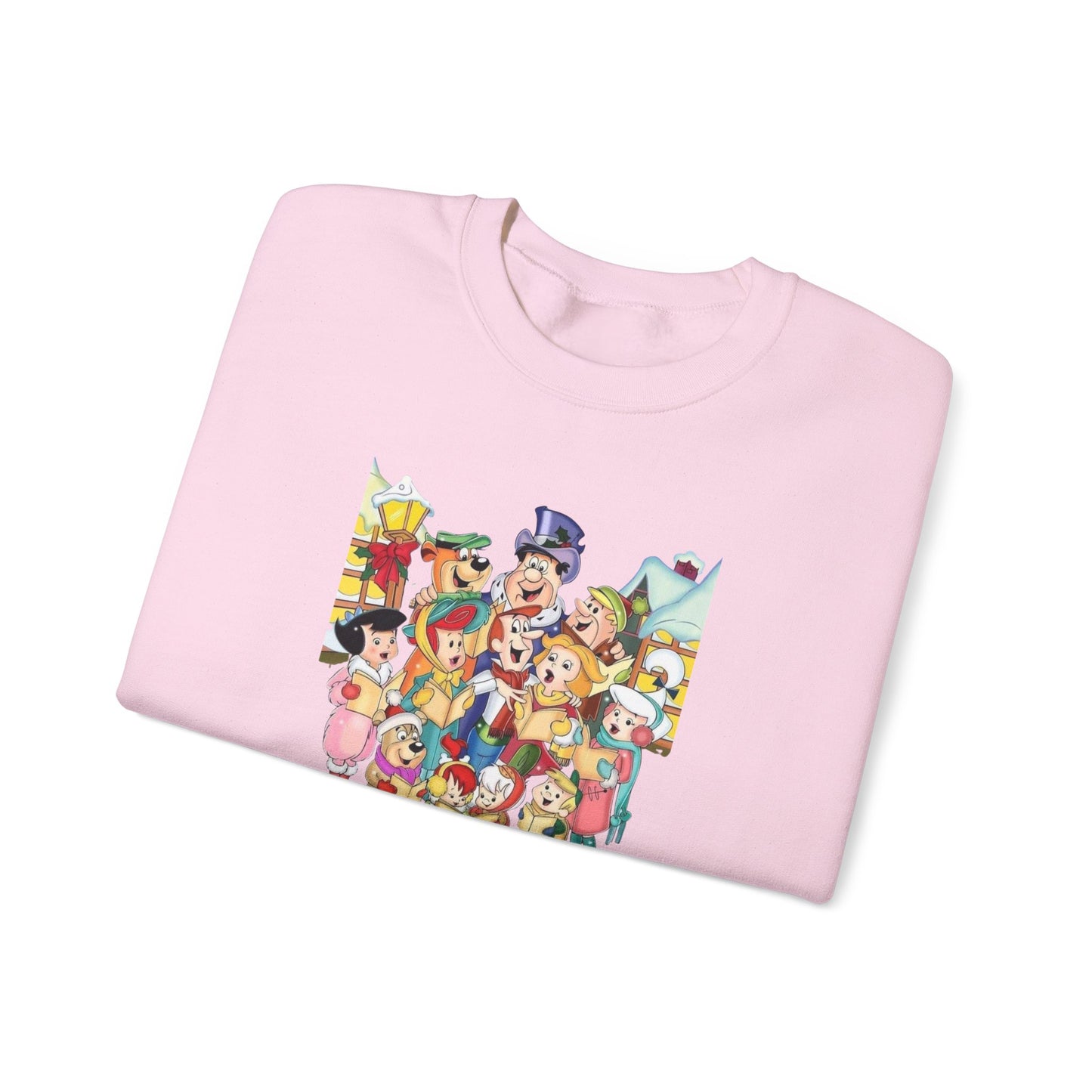 Vintage Cartoon Christmas Unisex Heavy Blend™ Crewneck Sweatshirt