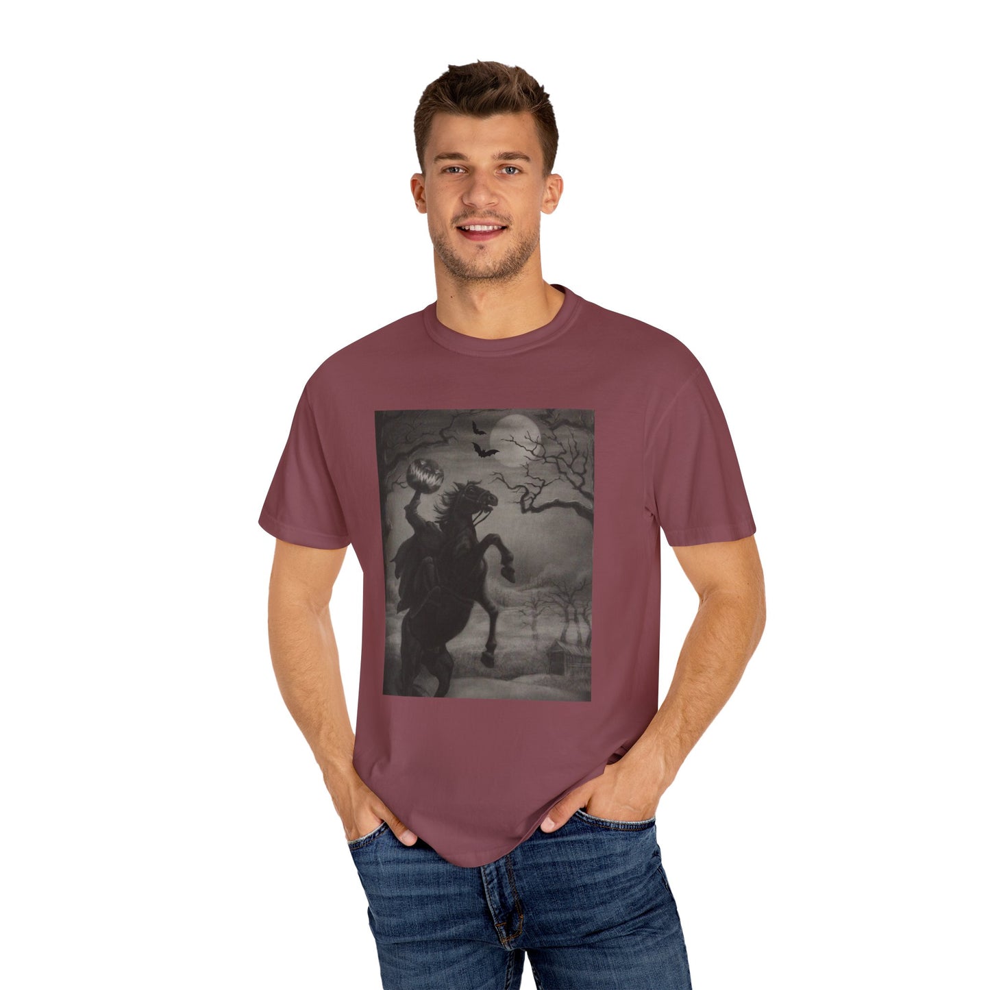 Headless Horseman Unisex Garment-Dyed T-shirt