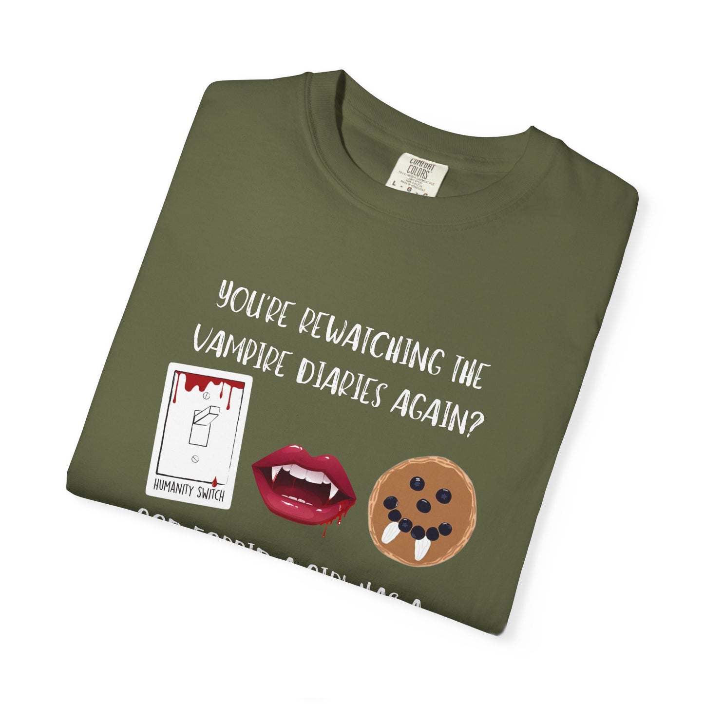 The Vampire Diaries inspired Garment-Dyed T-shirt