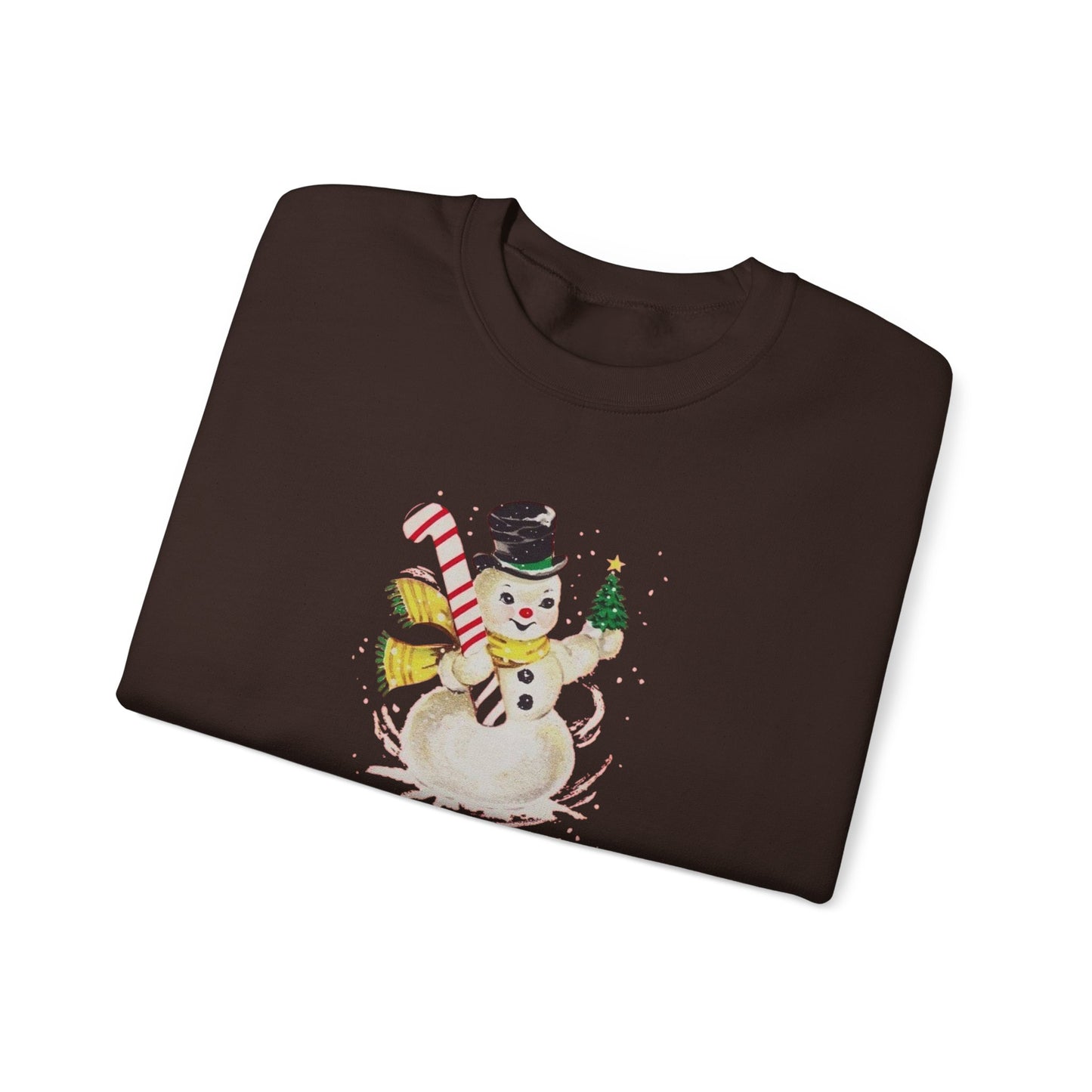 Vintage Snowman Unisex Heavy Blend™ Crewneck Sweatshirt