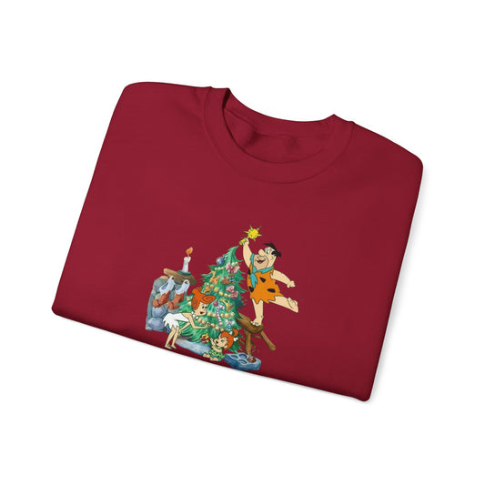 Flinstones Christmas Unisex Heavy Blend™ Crewneck Sweatshirt